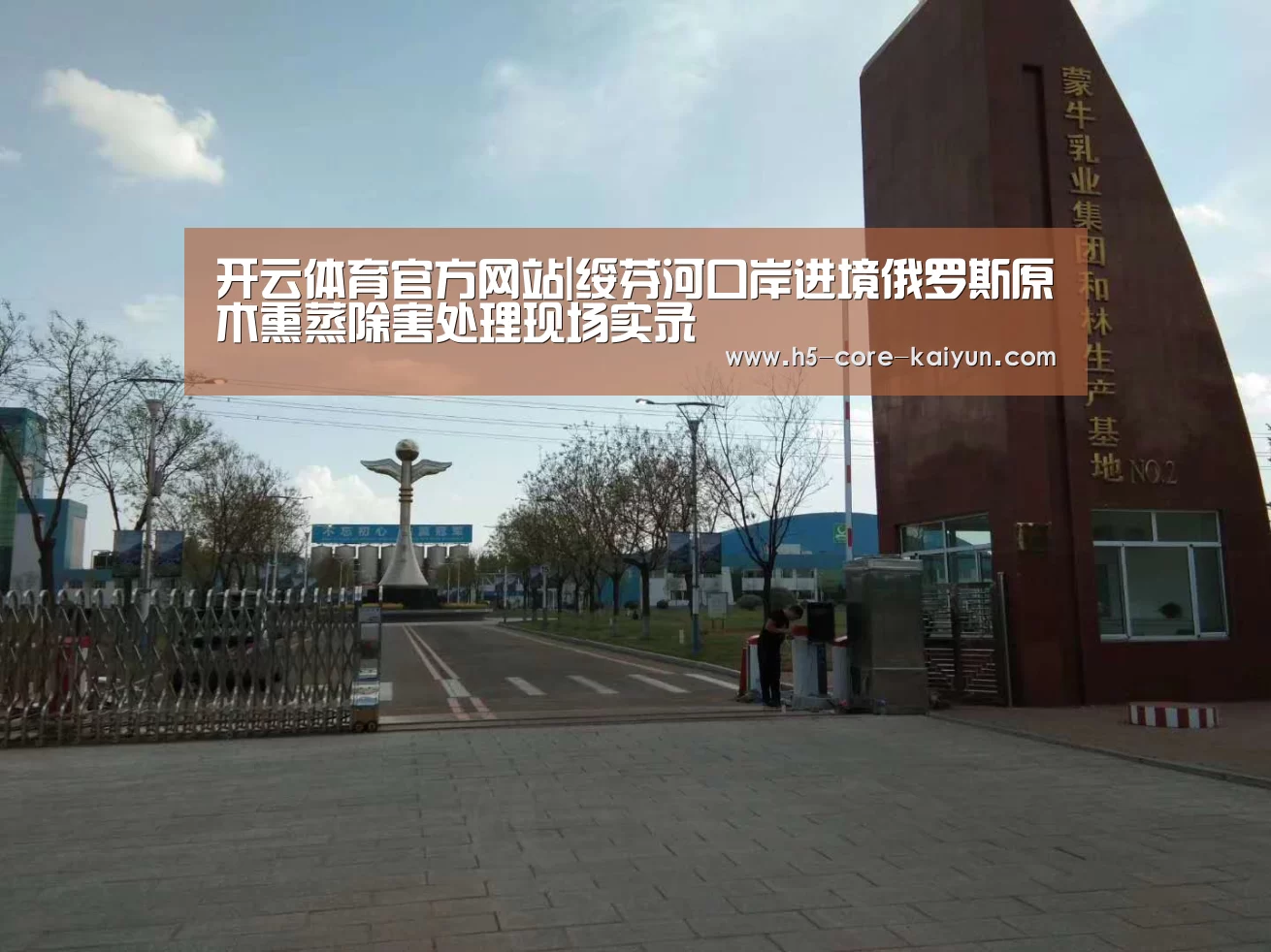开云体育官方网站|绥芬河口岸进境俄罗斯原木熏蒸除害处理现场实录(图1) 开云体育官方网站